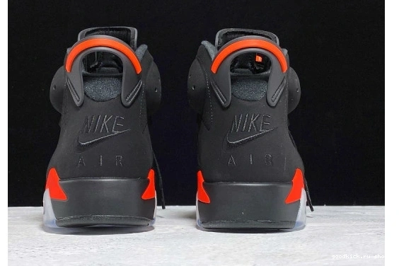6 BLACK JORDAN 384664-060 RETRO 384664-060 OG 2019 INFRARED AIR 0507